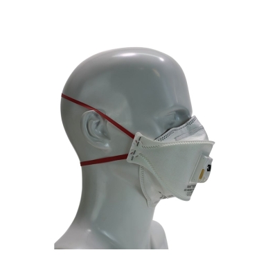 3M Aura Atemschutzmaske 9322+C2 (FFP2) mit Cool Flow Ventil und 3-teiligem Design